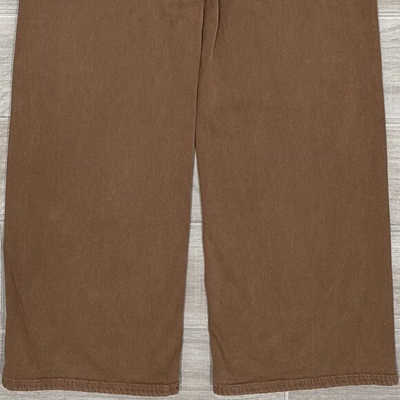 American Eagle Dreamy Drape Stretch Super High-Rise Baggy Wide Leg Pants Size 2 - Picture 8 of 14